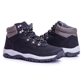 Tople muške cipele za planinarenje Black Smith's Duran crna 2