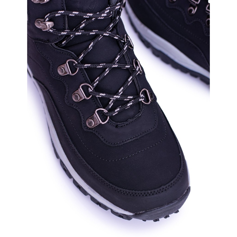 Tople muške cipele za planinarenje Black Smith's Duran crna 1