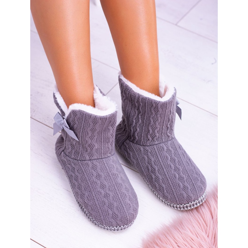 Vinceza Domaće sive tople ženske čizme Duffy siva 1