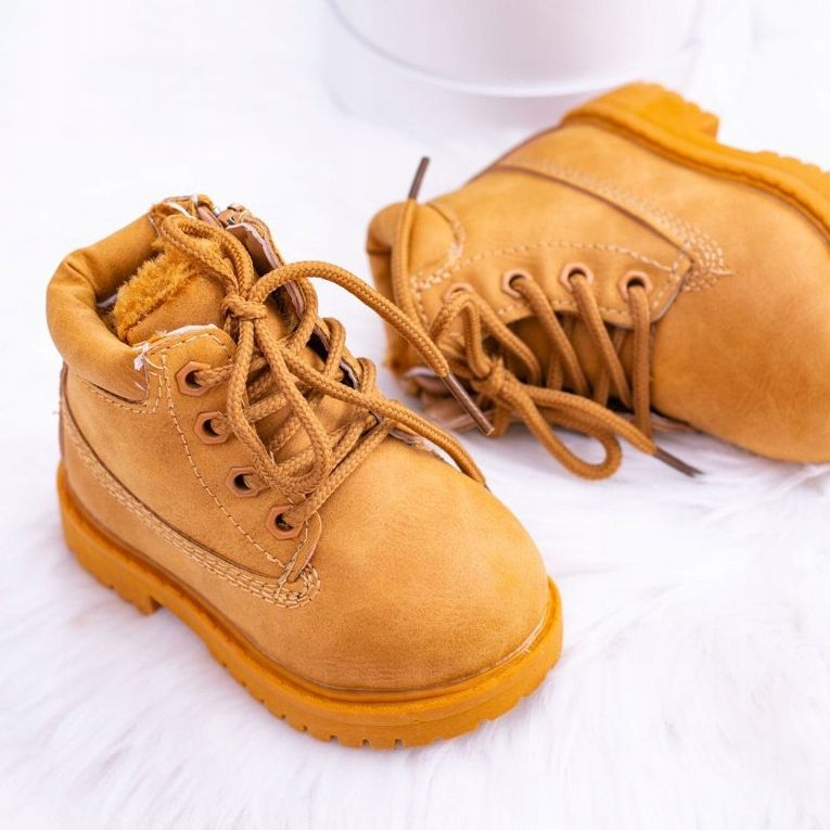 FRROCK Dječje tople hvataljke Čizme Camel Dexter smeđa 2