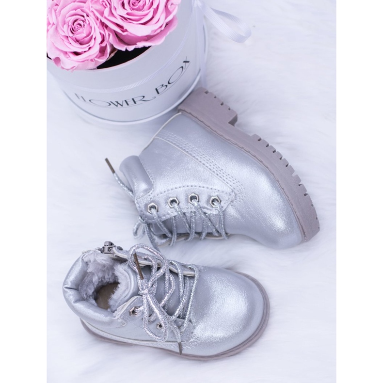 FRROCK Dječje čizme Dexter sa izolacijom od srebra za djecu srebro 1