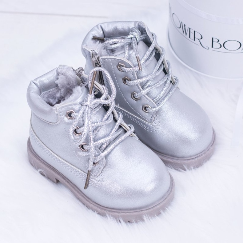 FRROCK Dječje čizme Dexter sa izolacijom od srebra za djecu srebro 2