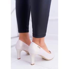 Ženske pumpe Sergio Leone Bež Pearl Orsola 2