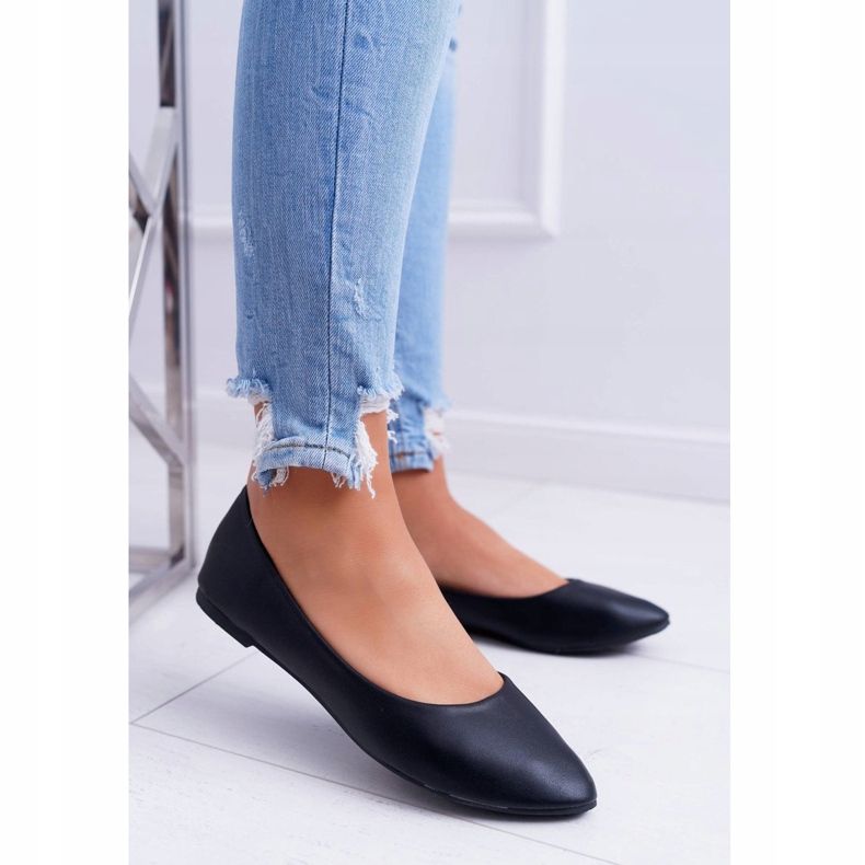 PS1 Klasične ženske balerinke Black Lumen crno 1