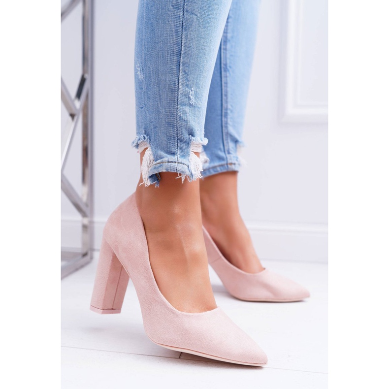 SEA Ženske pumpe na antilop rubičastoj jagodi ružičasta 1