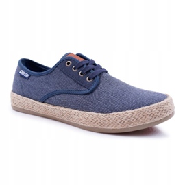 Muške tenisice Espadrilles Big Star Navy Blue AA174174 mornarsko plava 1