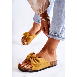 NFR Ženske žute papuče na plutu Wendy žuta boja 1