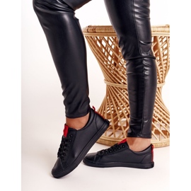 Ženske tenisice Big Star s pojasom crne DD274687 crna 1