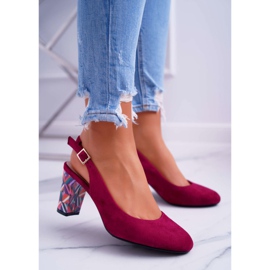 Ženske pumpe na petu Sergio Leone SK788 Fuchsia Lati ružičasta 1