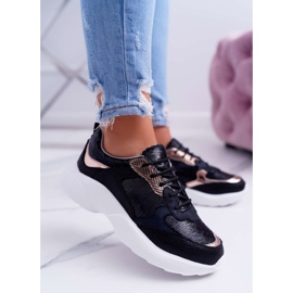 Moow Ženske sportske cipele Black Rendy crna žuta boja 2