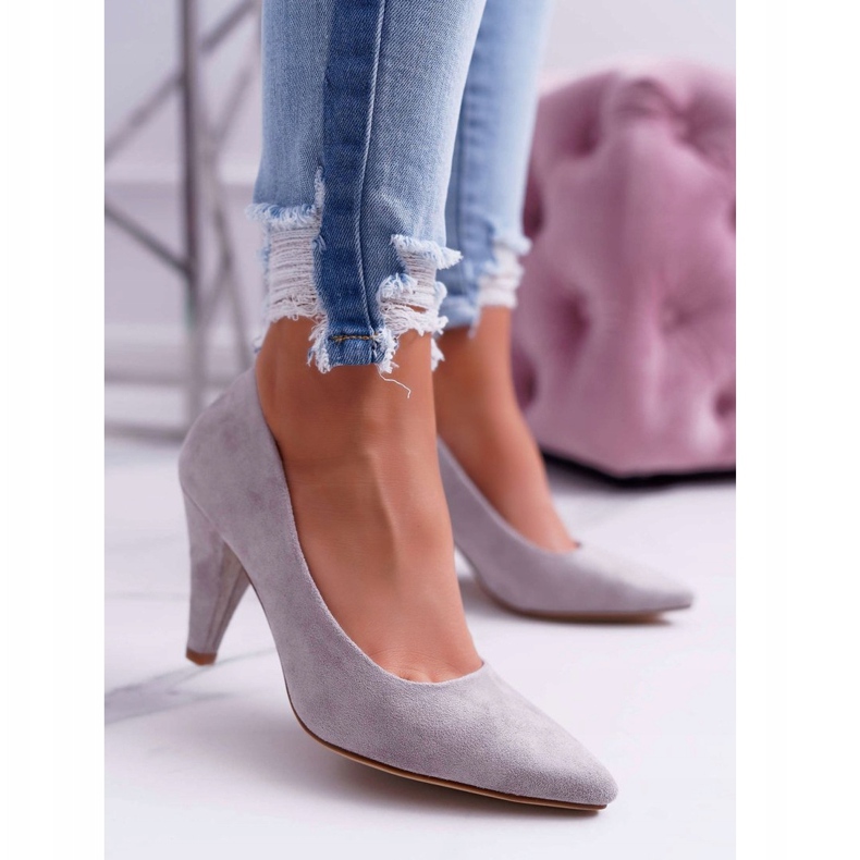 Ženske pumpe Sergio Leone PB139 Grey Felice siva 1