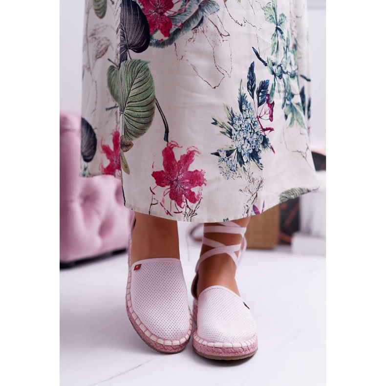 Ženske espadrile Big Star na ružičastoj platformi DD274A192 ružičasta 2