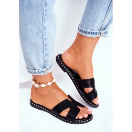 ADY Ženske papuče Jet Black Montiago crno 2