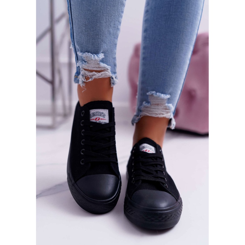 Smith's Smithove crne ženske niske tenisice crna 2