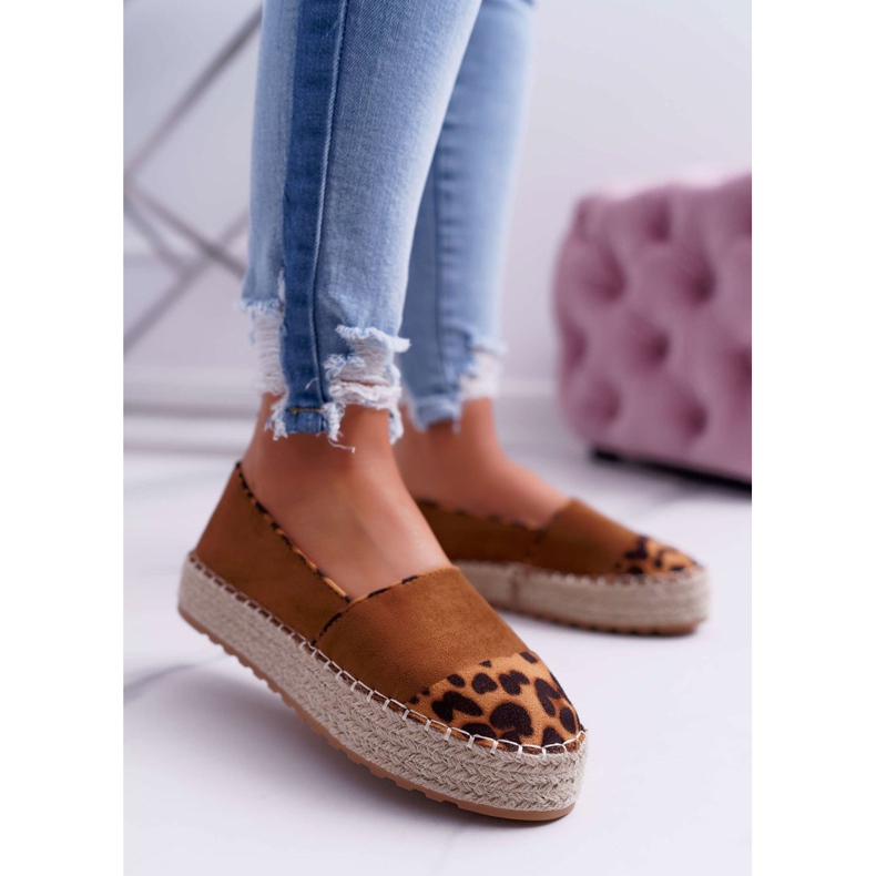 Ženske espadrile Camel Platform Ringer smeđa 1