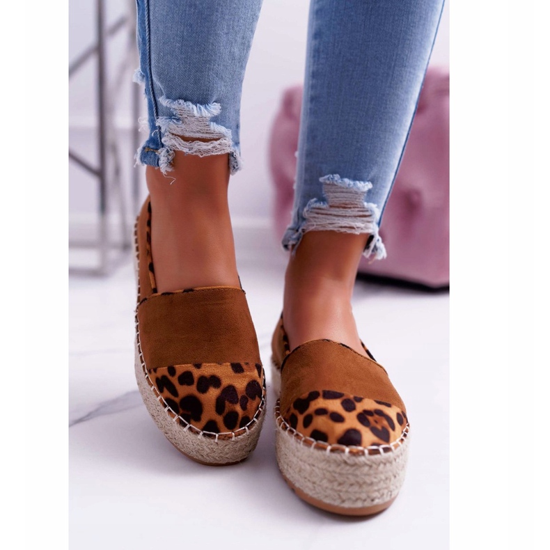 Ženske espadrile Camel Platform Ringer smeđa 2