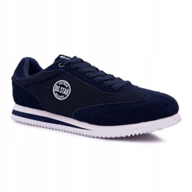 Muške sportske cipele Big Star Navy Blue DD174087 mornarsko plava 1