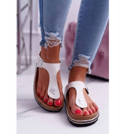 Ženske bijele japanke Big Star DD274130 bijela 2