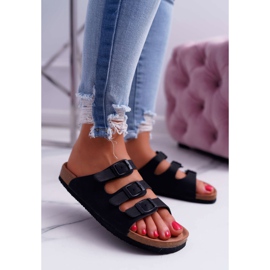 Ženske crne papuče Big Star DD274139 crno 1