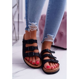 Ženske crne papuče Big Star DD274139 crna 2