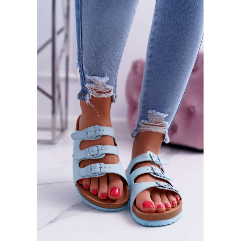 Ženske papuče Svijetloplava Big Star DD274137 1