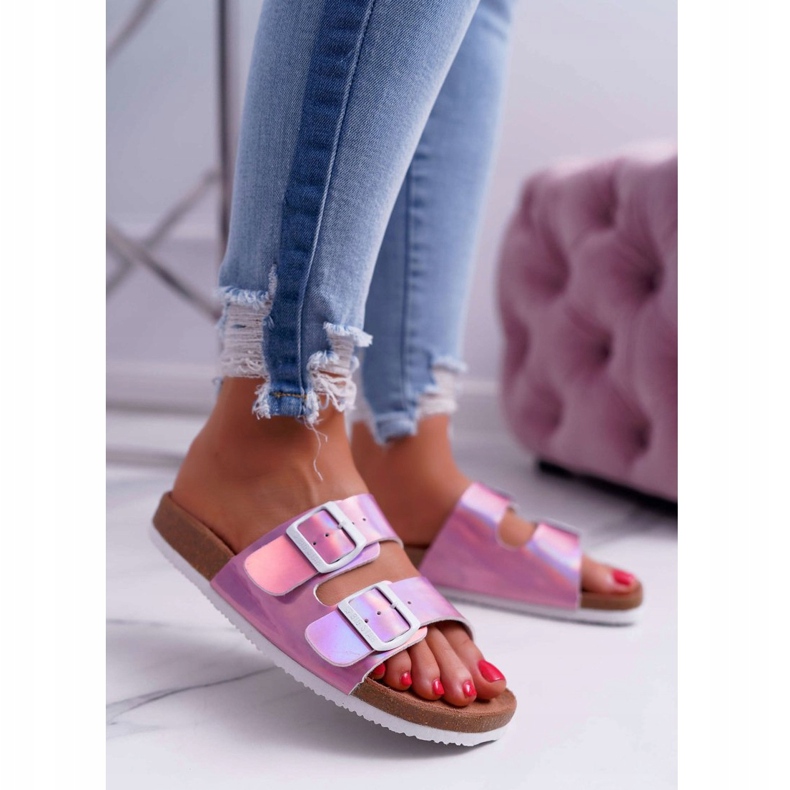 Ženske ljubičaste papuče Big Star DD274136 ljubičasta 1