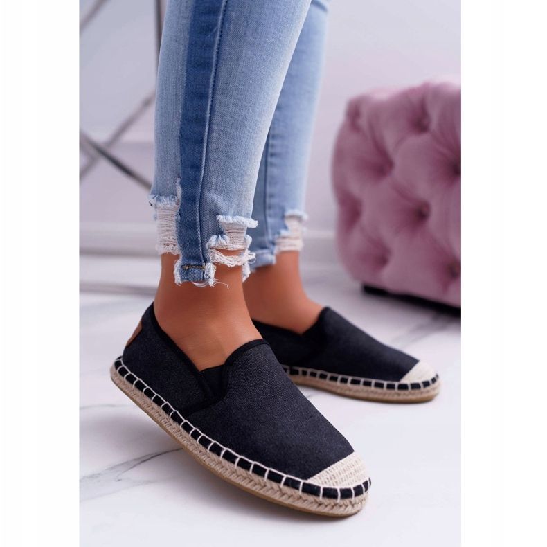 Cross Jeans Ženske traperice s espadrilama Cross DD2R4106 crna 1
