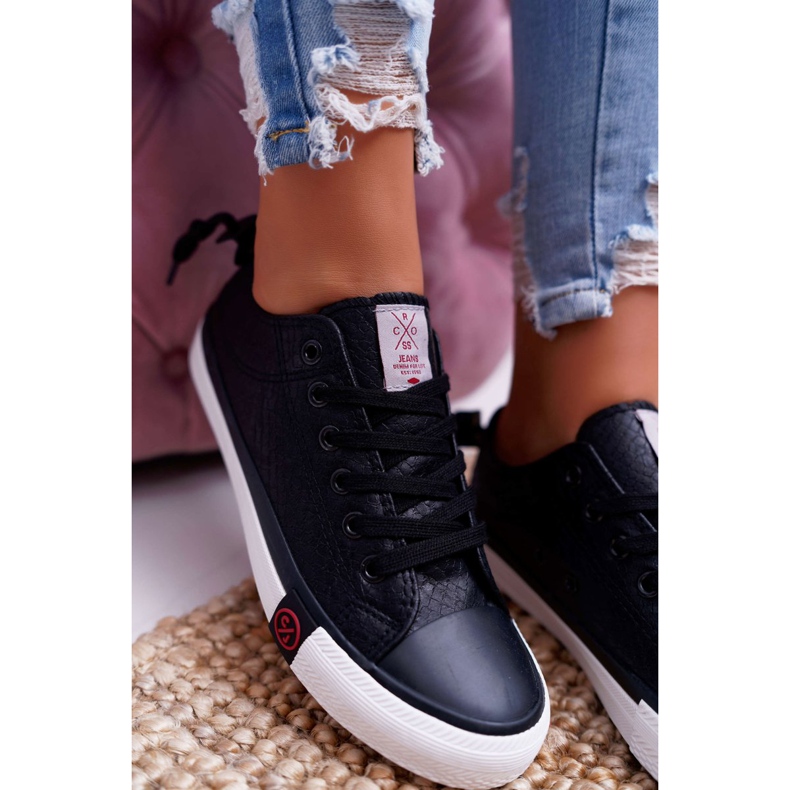 Ženske tenisice Cross Jeans Black DD2R4060 crna 2
