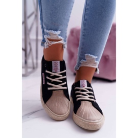 Ženske tenisice Cross Jeans Black DD2R4093 crno 2