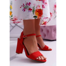 FRBS Ženske sandale Suede Red Baloo crvena 1