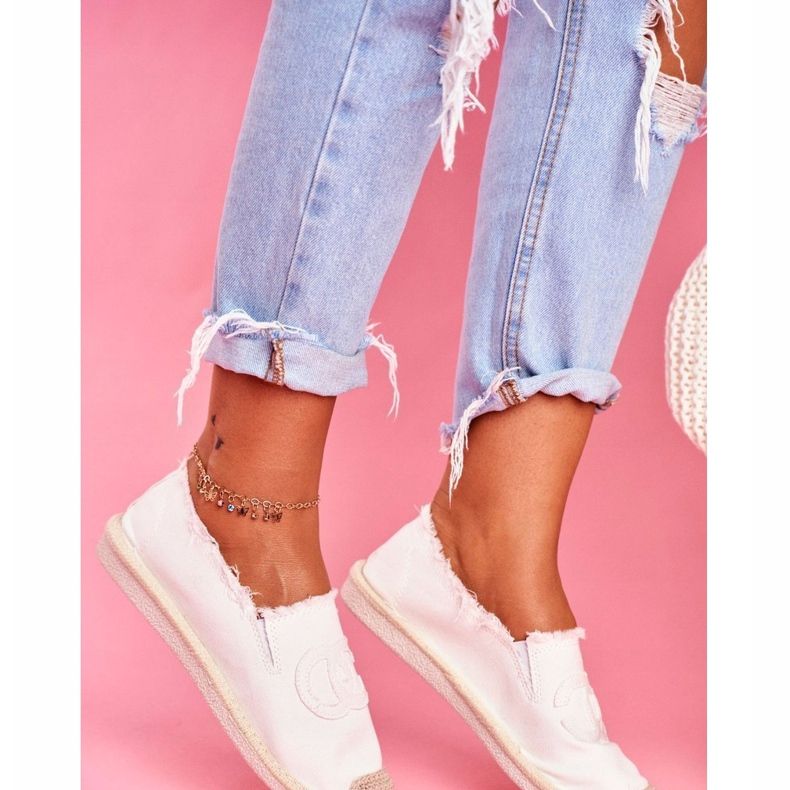 PS1 Ženske espadrile bijele boje bijela 1