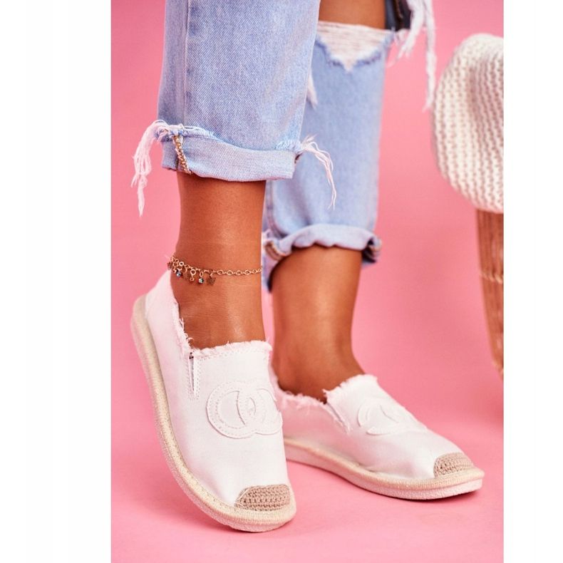 PS1 Ženske espadrile bijele boje bijela 2