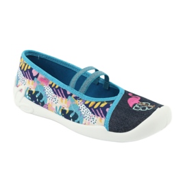 Befado dječje cipele 116Y270 plava ružičasta siva višebojan 2