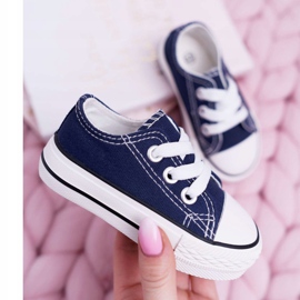 FRROCK Dječje klasične tamnoplave tenisice Filemon plava 2