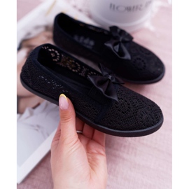 EVE Dječje tenisice Dudi od crne čipke crno 1