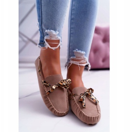 Ženske natikače Lu Boo Udobne bež šljive 2