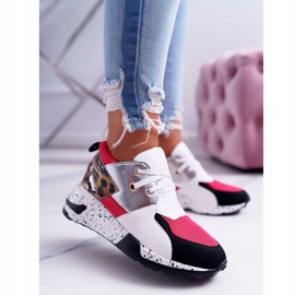 Ženske sportske cipele Lu Boo s uzorkom leoparda Bijeli Malibu bijela višebojan 1