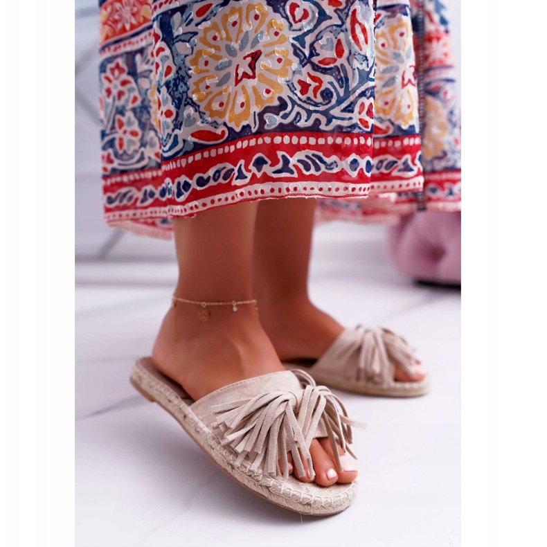 Ženske papuče Boho Vices 8458 u bež boji 1