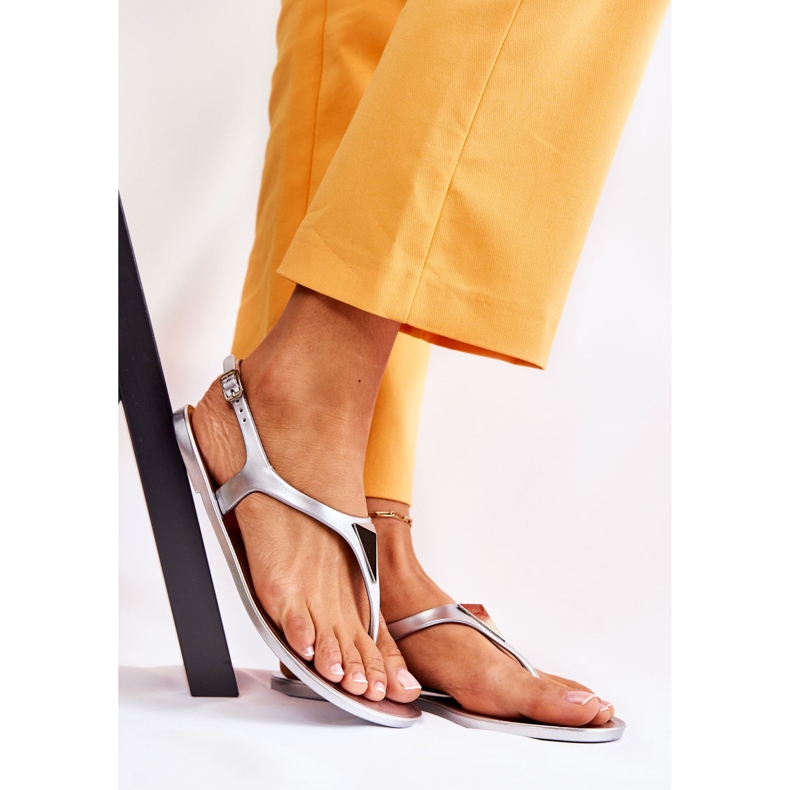 HV Ženske sandale od srebrne oluje siva 2