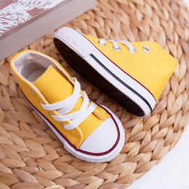 FRROCK Dječje klasične visoke žute Filemon tenisice žuta boja 2