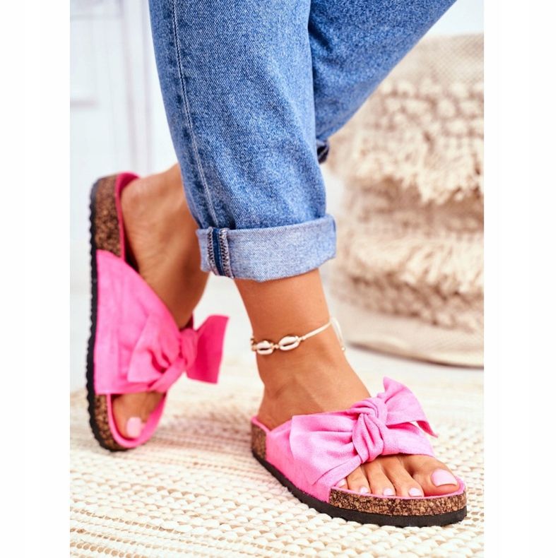 BUGO Ženske papuče na plutu Neon Fuchsia Wendy ružičasta 2