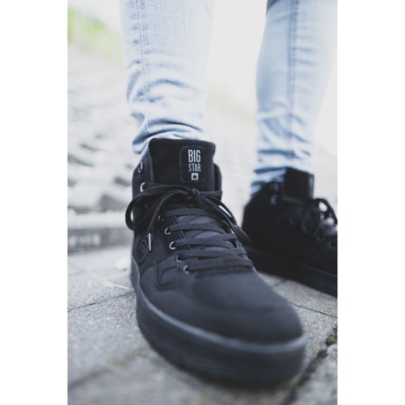 Muške sportske cipele Big Star High Black EE174433 crna 2