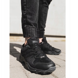 Muške cipele za vanjske staze Big Star Trekking crne EE174456 crno 1