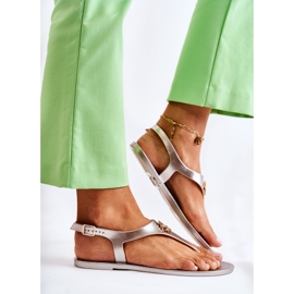 HV Ženske sandale Golden Sonner zlatna 1