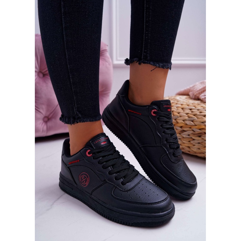 Cross Jeans Ženske križne traperice Crne tenisice EE2R4144C crno 2
