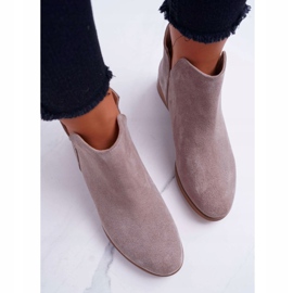 Nicole Ženske čizme na ravnoj peti proljetna koža Cappuccino Madness bež 2