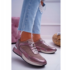 Ženske sportske cipele Bež Sergio Leone Ondar smeđa ružičasta 1