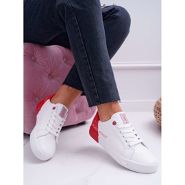 Ženske tenisice Cross Jeans White EE2R4016C bijela crvena 1