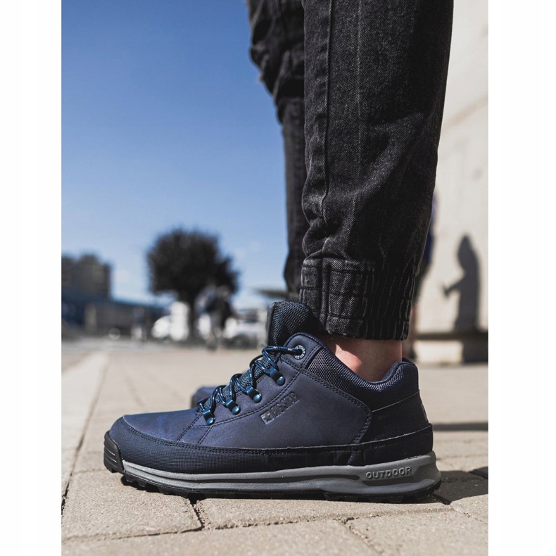 Treking cipele za mlade Big Star High Outdoor Navy Blue EE274817 plava 2