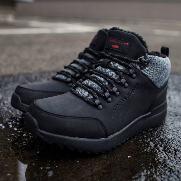 Muške cipele za treking Cross Jeans Black EE1R4113C crna 1